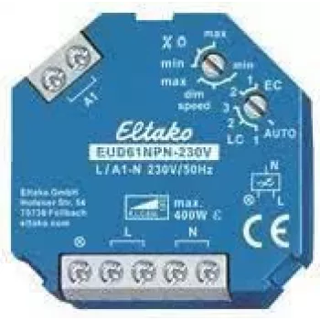 Dimmera slēdzis Eltako EUD61NPN-230V 230V Power MOSFET apgaismojuma vadībai