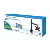 Monitora galda statīvs ESPERANZA ERW017 10–27 collu ekrāniem, līdz 8 kg, galda skava, VESA 75x75–100x100