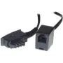 S/CONN 0.2m TAE-F - RJ11 Melns ShiverPeaks TC 71020