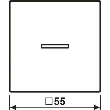 Jung HOME spiedpoga vienvietīga BTA17101PWW ar bultiņu simboliem 1 (BTA17101PWW)