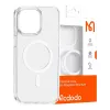 Magnētiskais vāciņš McDodo iPhone 15 Pro (caurspīdīgs)