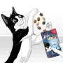 Kaķu kārums Felix Party Mix Dairy Delight 60 g — kraukšķīgi, piena garšas našķi pieaugušiem kaķiem, olbaltumvielas 35% tauki 19,5%