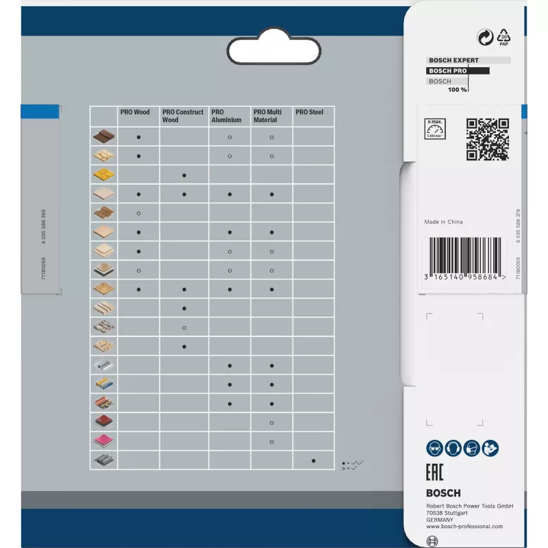 Bosch 2 608 837 746 ripzāģa asmens 13.6 cm 1 gab.
