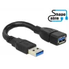 USB kabelis DeLOCK 0,15m 2xUSB3.0-A