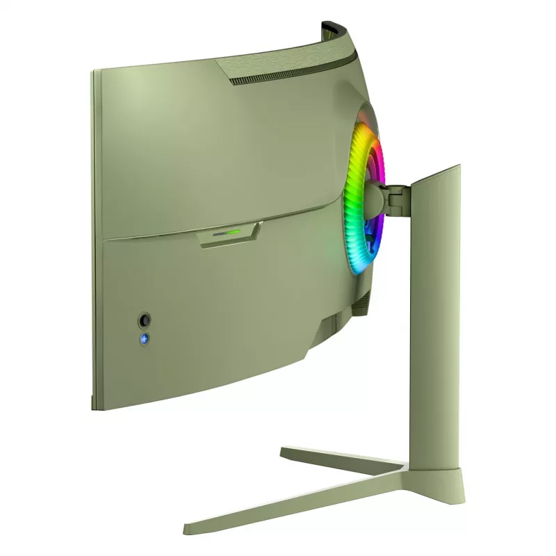 Izliekts datora monitors Arozzi Nova 49 collas (124,5 cm) Dual QHD 5120×1440 LED VA, 4 ms, zaļš