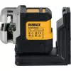 Bezvada daudzlīniju lāzers DeWalt DCLE14301GB 3×180° krustlīnija, 18V, zaļas līnijas, integrēts Powerstack Li-Ion akumulators