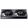 120mmx2 ARGB PWM korpusa ventilatori, Jonsbo ZA-240 Infinity Mirror 240mm melns