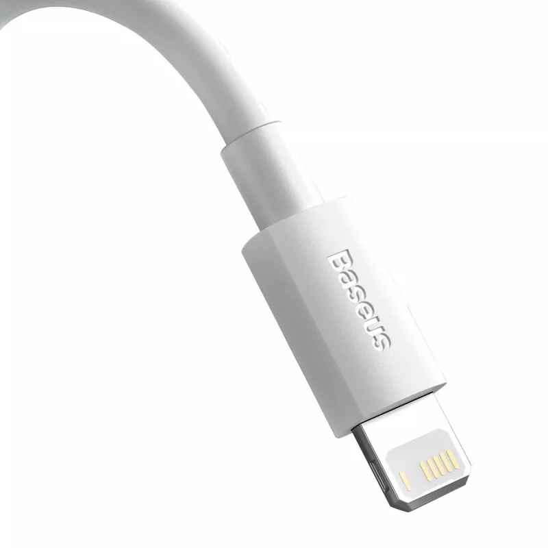 Baseus TZCALZJ-02 mobilā tālruņa kabelis Balts 1,5 m USB A Lightning
