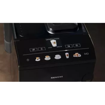 Espresso automāts Siemens TP513R09 — pilnībā automātisks, 15 bāri, 1,9 l ūdens tvertne, iebūvēta kafijas dzirnaviņas
