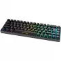 Deltaco GAM-100-DE - 65% - USB + Bluetooth - mehāniskais slēdzis - QWERTZ - RGB-LED - Melns