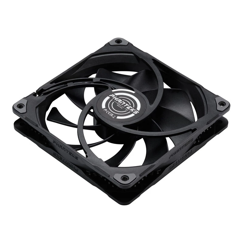 PHANTEKS M25 PWM 140mm korpusa ventilatori - 3 gab. iepakojumā, melns