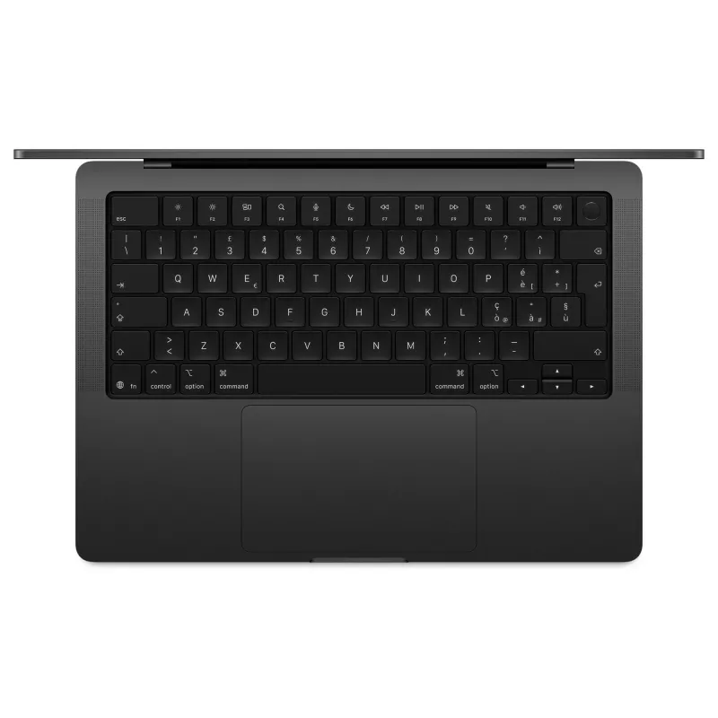 Laptop Apple MacBook Pro M5 14.2 inch (36.1 cm), 16 GB RAM, 2 TB SSD, macOS Tahoe, Melns
