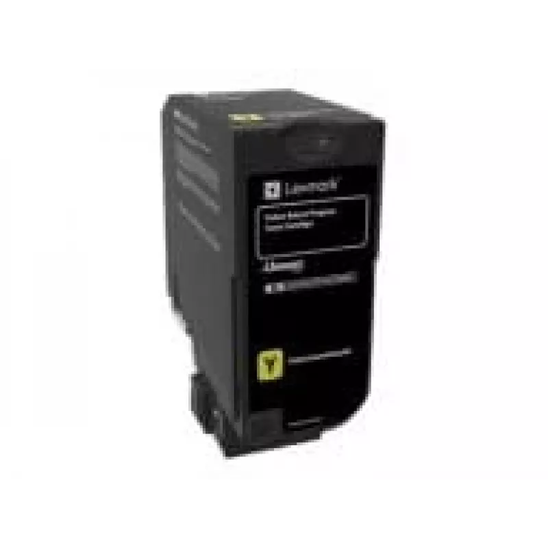 tonera kasete Lexmark 74C20Y0 1000 lapas dzeltena