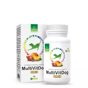 POKUSA MultiVit Dog Complex - uztura bagātinātāji suņiem - 120 gab.