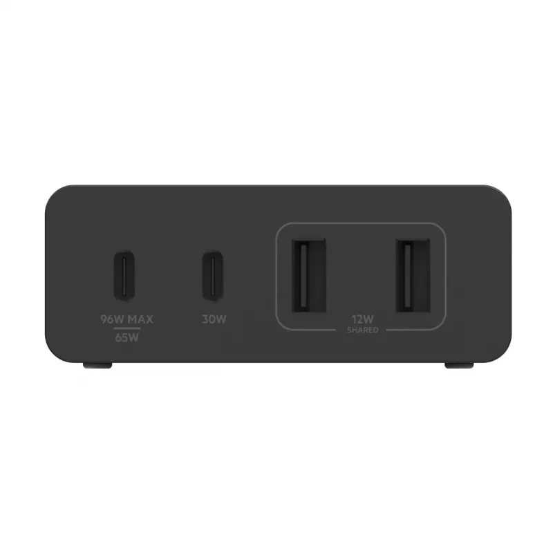 Lādētājs Belkin WCH010vfBK iekštelpu maiņstrāvas ātrā uzlāde 2 USB Type-C melns