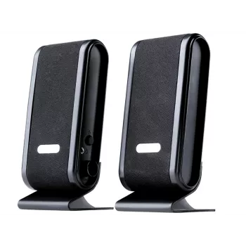 Skaļruņi 2+0 Quanto Black USB