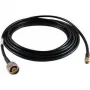 Koaksiālais kabelis ALLNET ANT-CAB-RSMA-N-500 R-SMA N-veida 5 m Melns