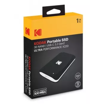 SSD disks Kodak 1TB Portable 2.5 inch 3.2Gen2 X220