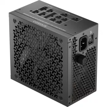 Barošanas bloks CORSAIR RMx Shift Series RM850x 850W ATX 24-pinu, 80 PLUS Gold, melns, 140mm ventilators