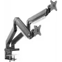 SpeaKa Professional SP-MM-830 2 ceļu monitora-galda stiprinājums 43,2 cm (17) - 88,9 cm (35) integrēta dokstacija, gāzes atsperes tehnoloģija, noliecams, grozāms (SP-10506484)