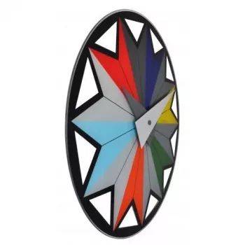 NeXtime klok 8163 Circus, Ø43 cm, sienas, melna/daudzkrāsu