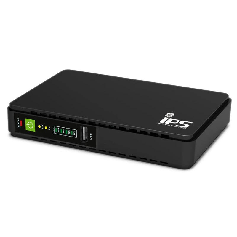 Barošanas adapteris/invertors MPL Power RouterUPS-30-PoE 30 W Iekštelpu, 100–240V, melns, 160×105×28 mm