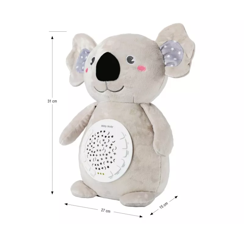 Plīša projektora rotaļlieta milly mally Koala Projector Plush Toy modelis 5661