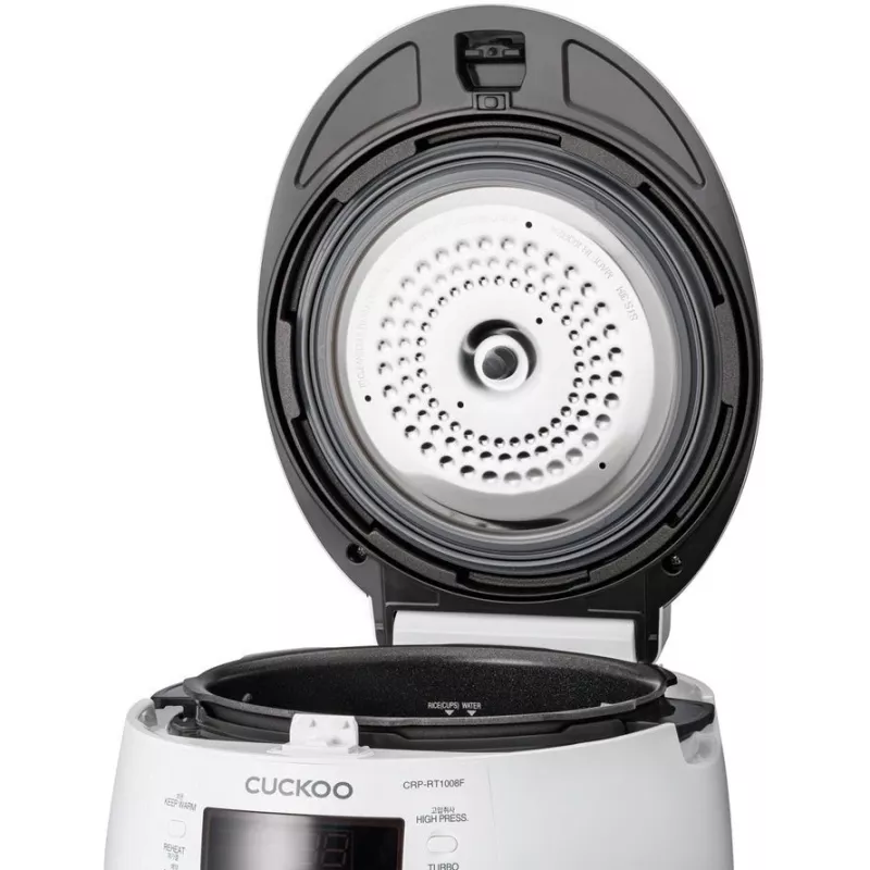 Cuckoo CRP-RT1008F, Balts, 1,8 l, Alumīnijs, LED, Pogas, 1,2 m