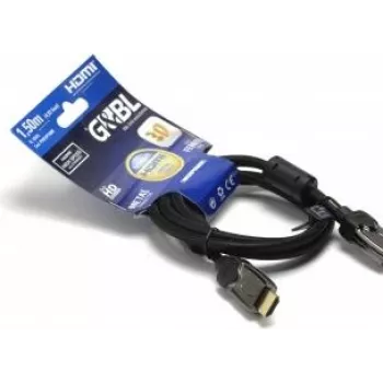G&BL HDMI kabelis ar Ethernet, HDMI tēviņš uz HDMI tēviņš, 1,5 m, ekranēts, 4K atbalsts