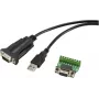 Renkforce USB 2.0 seriālais adapteris [1x 2.0 spraudnis A — 1x skrūvju spailes] (RF-4951528)