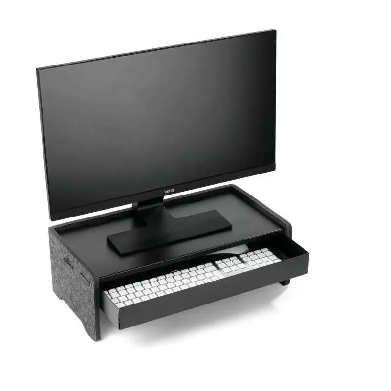 Atvilktne Durable 508201 monitora stiprinājuma piederums Melns Metāls 468mm platums 221mm dziļums 53mm augstums