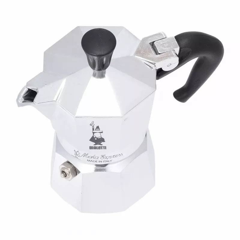 Bialetti Moka Express Moka katliņš 0,06 L Alumīnijs, Melns
