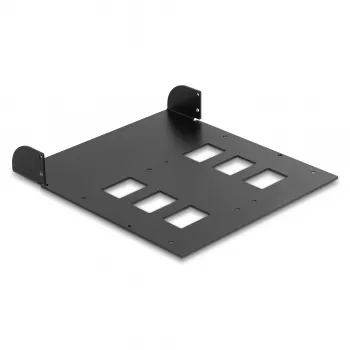 Montāžas rāmis DeLOCK 5,25 collu metāla instalācijas rāmis 2 mobilajiem plauktiem 47011 47005