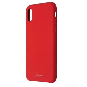 Phone case Tellur Silicone Cover iPhone XS — Red
