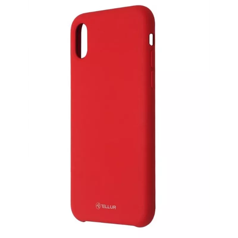 Phone case Tellur Silicone Cover iPhone XS — Red
