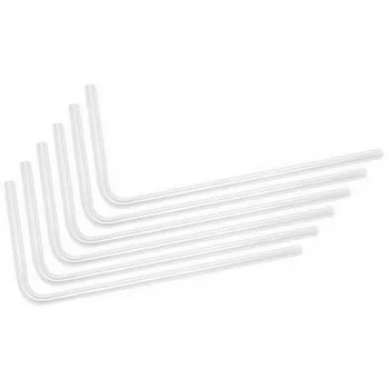 EK Water Blocks EK-Loop cietā caurule 14/10 mm akrils, liekta 90 grādu leņķī - 80 cm, 6 gab.