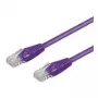 Tīkla kabelis Goobay 1.5m 2xRJ-45 Violeta Cat5