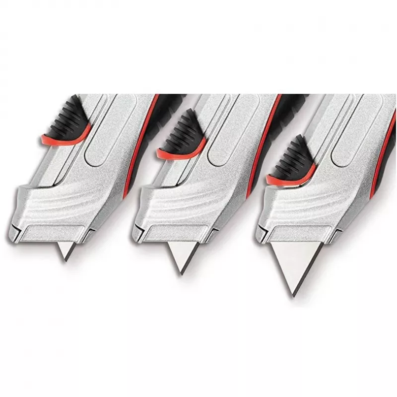 Utility Knife WEDO 78 845 Melns Silver