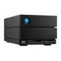 Disku masīvs LaCie 2BIG DOCK 32 TB darbvirsmas melns