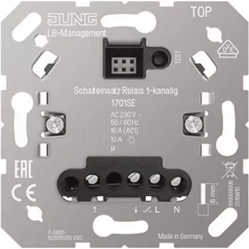 Gaismas slēdzis Jung 1701SE, plastmasas korpuss, 230 V, 50–60 Hz