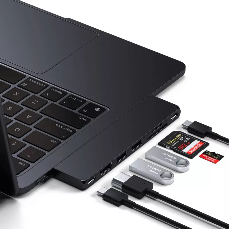Dokinga stacija Satechi ST-HUCPHSD USB 3.2 Gen 2 Type-C Melna