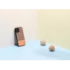 Aizsargmaciņš man and wood iPhone 12 Pro Max — brūns rūtains ar melniem akcentiem