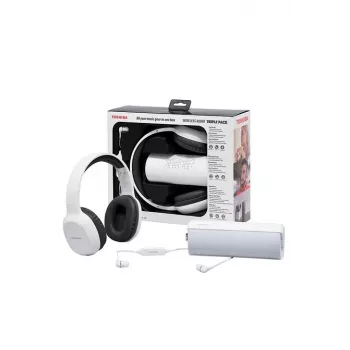 Austiņas Toshiba Wireless Audio Triple Pack HSP-3P19 Balts