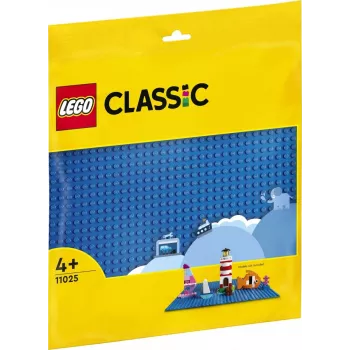 LEGO būvplāksne 11025 — zila pamatplāksne 32x32 radzes, 250×250 mm
