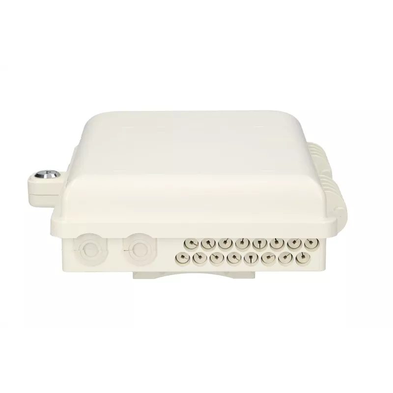 Fiber optic distribution box Extralink Edith 16 core pelēka ABS