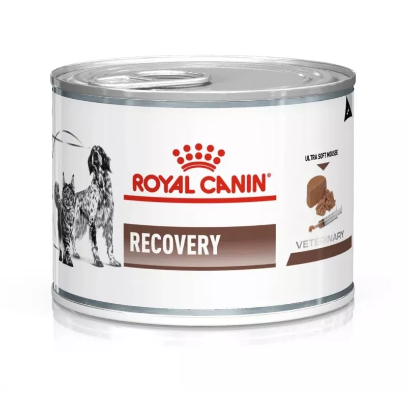 Mitrā atveseļošanās barība suņiem Royal Canin Recovery Adult 195 g — mājputni, 73% mitruma, 12,7% olbaltumvielu