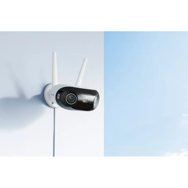 Reolink W740 Bullet WiFi kamera — 8 MP, F2.8mm/F1.6 objektīvs, IP67, MicroSD līdz 512GB