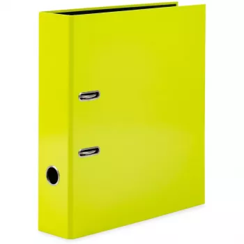 Gredzenu mape HERMA 20063 A4 dzeltena apaļie gredzeni 70 mm glabāšanai