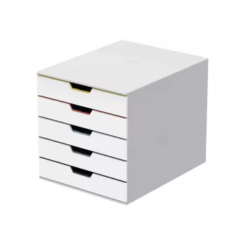 Dokumentu glabāšanas kaste Durable VARICOLOR Mix 5 Plastmasa Daudzkrāsains Balts 762527