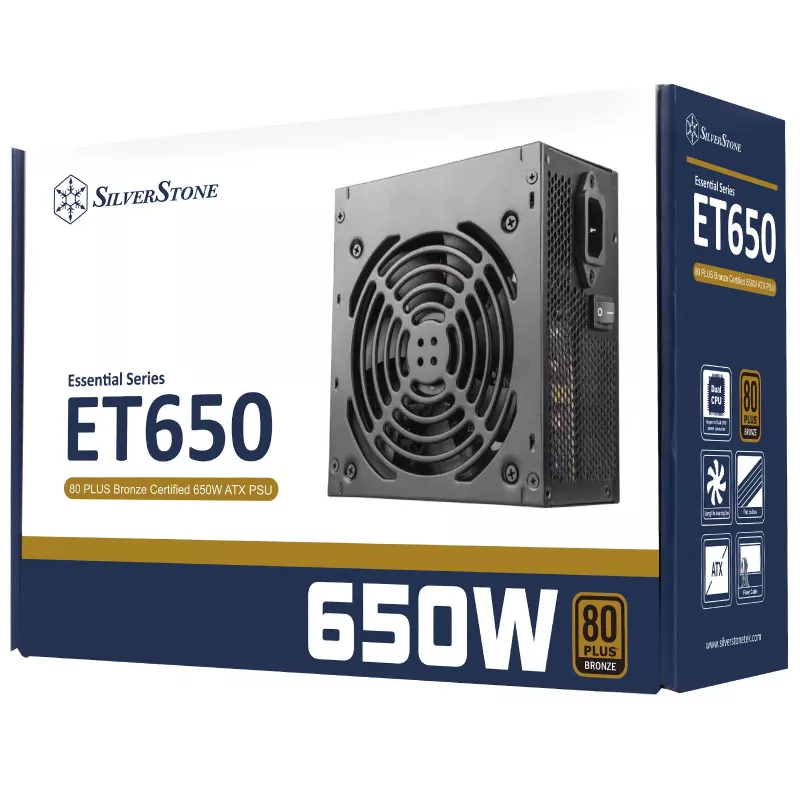 Barošanas bloks Silverstone SST-ET650-B v1.4 650 W
